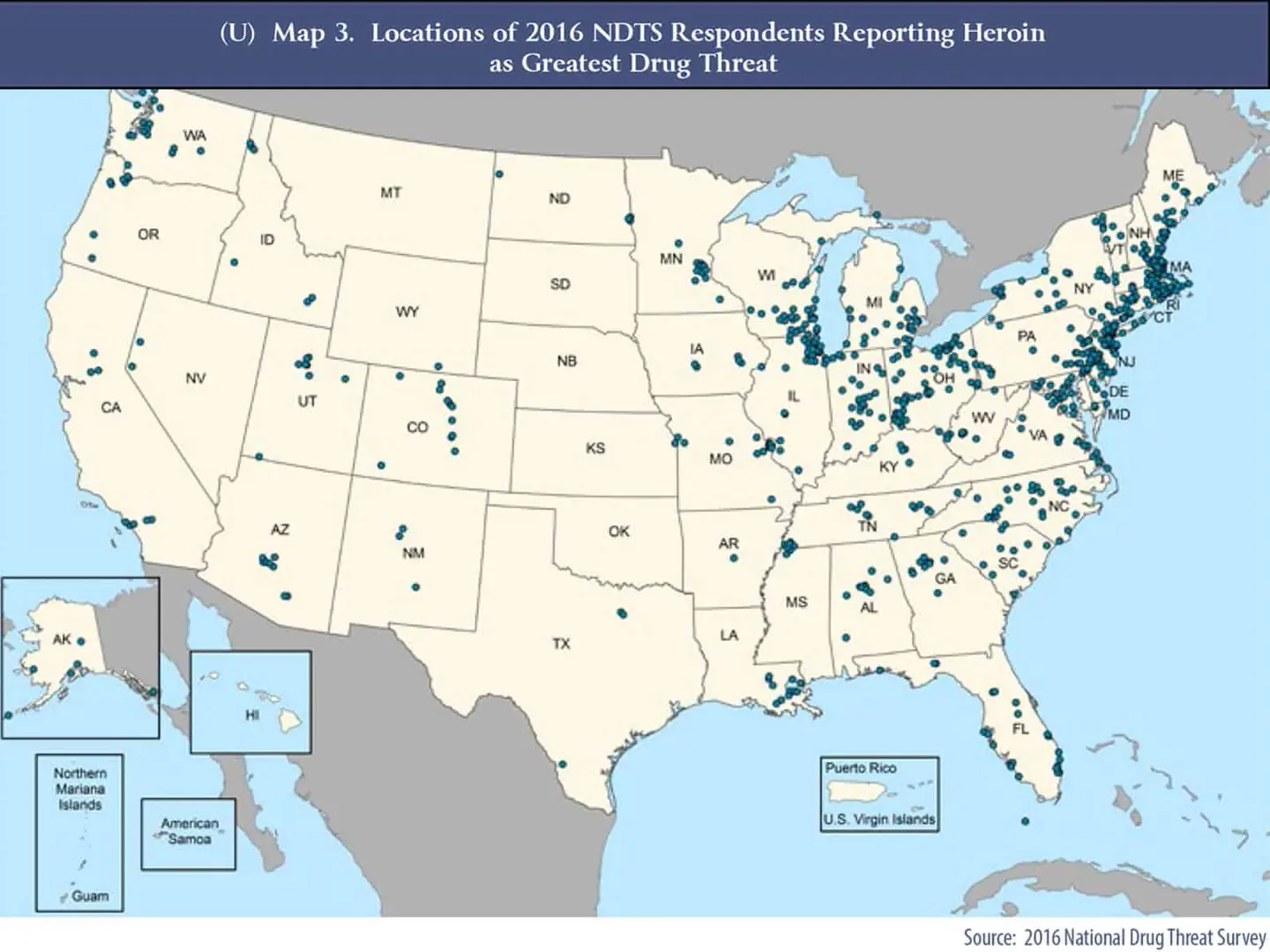 opioid heroin epidemic by state map Liberty Bay Recovery, Portland, ME